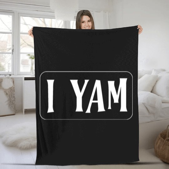 She's My Sweet Potato I Yam Thanksgiving Matching Fleece Blankets