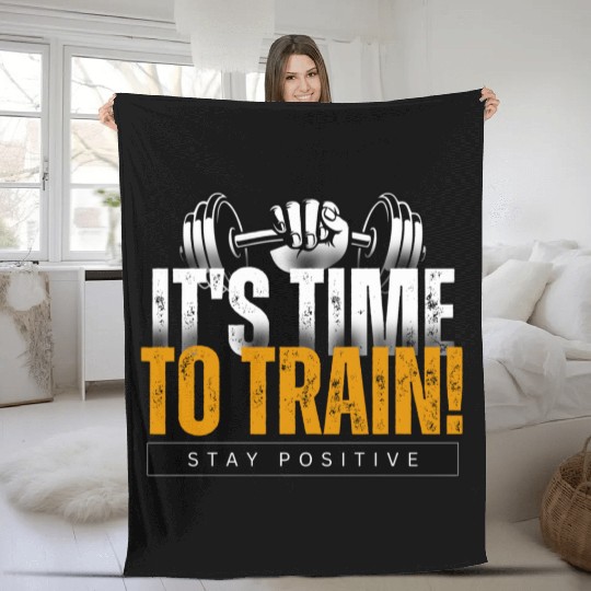 It's Time To Train a Cool Design for you Fleece Blankets
