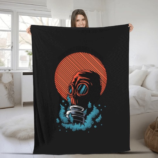 Toxic World Biological Warfare Fleece Blankets
