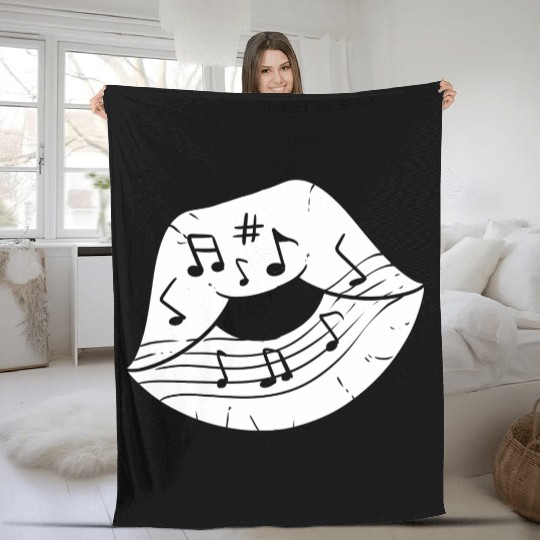 Music Kisses Orchestra Member Gift Fleece Blankets