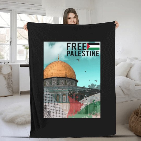 free palestine Fleece Blankets