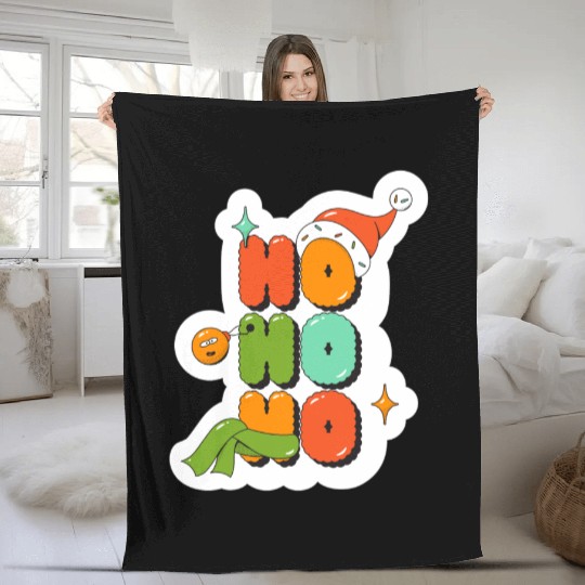 Have a holly jolly christmas Fleece Blankets