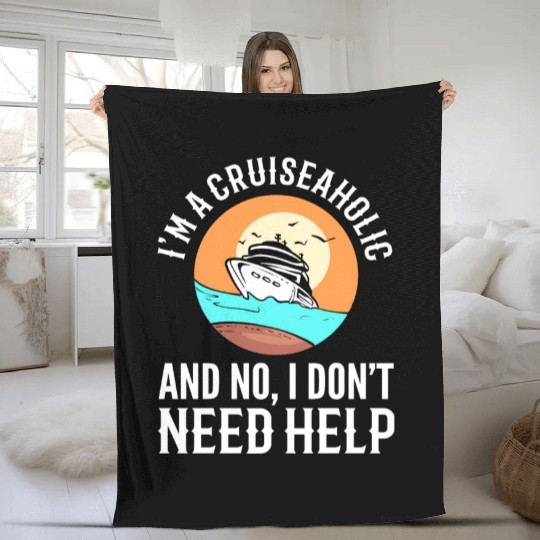 Cruise Ship Life Tourist Fleece Blankets