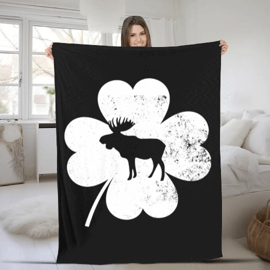Shamrock Saint Patricks Day Fleece Blankets