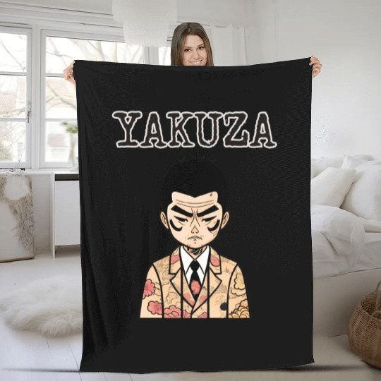 Yakuza Fleece Blankets