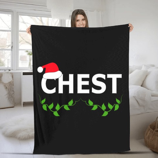 Chest christmas Fleece Blankets
