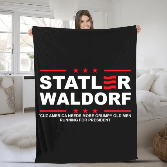 Statler and Waldorf Fleece Blankets