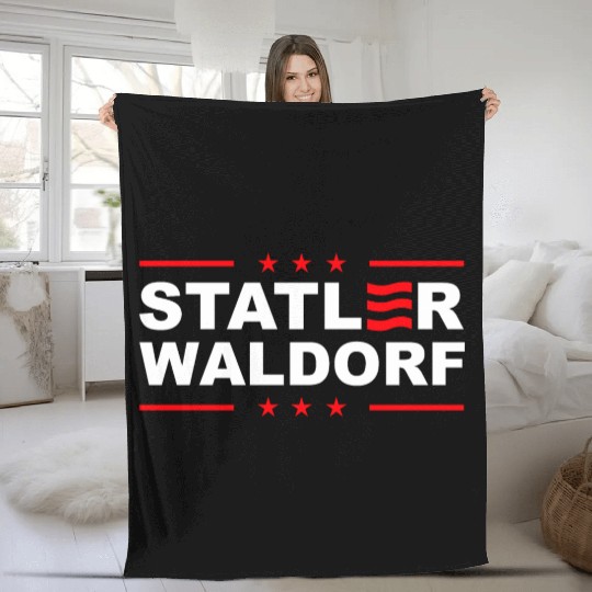Statler and Waldorf Fleece Blankets