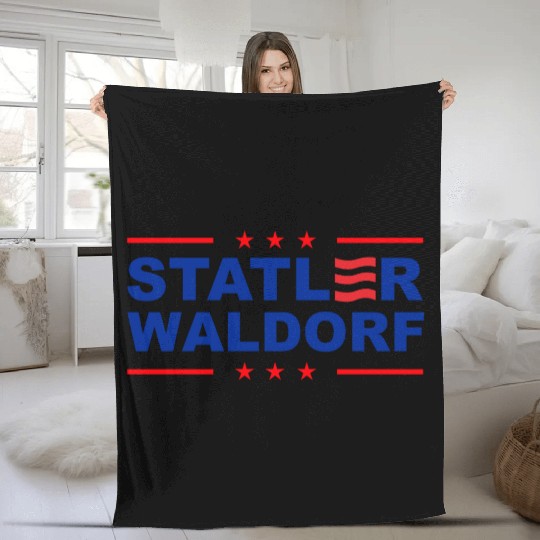Statler and Waldorf Fleece Blankets
