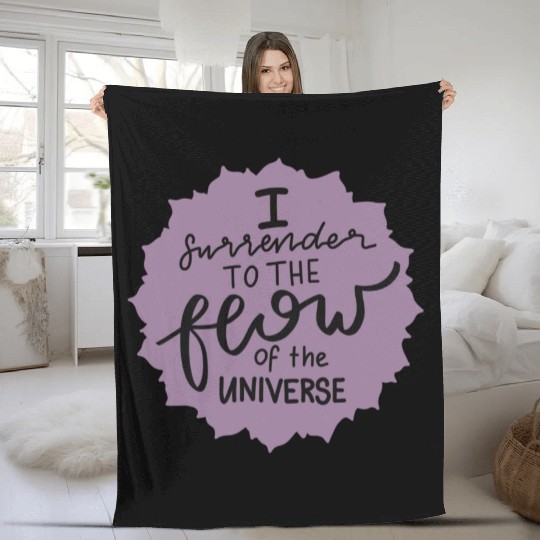 Crown Chakra Affirmation Fleece Blankets