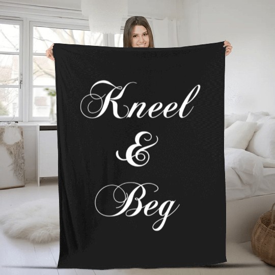 Kneel Beg Bdsm Dominatrix Kinky Domme Fuck Role Pl Fleece Blankets