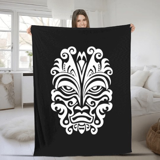 Maori Tattoo Wonders cultural Ink Expressions Fleece Blankets