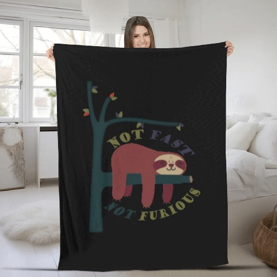 Not fast, not furious, and lightweight Fleece Blankets