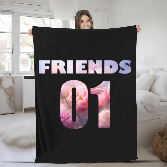 best friends for 3 - Friends Fleece Blankets