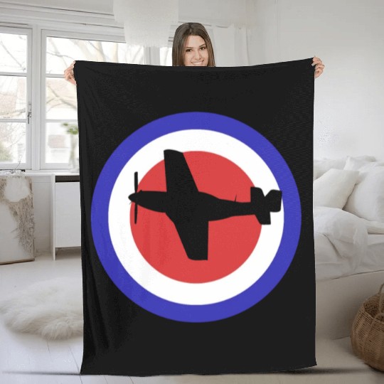 Fighter Jet Copilot Gift Fleece Blankets