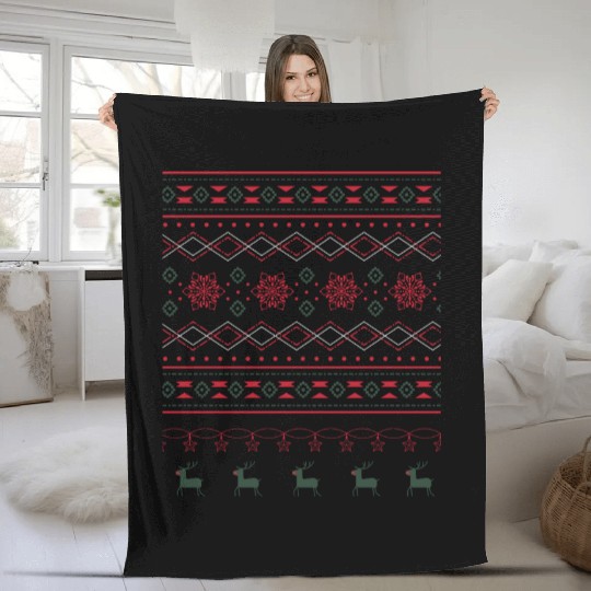 Christmas Pattern Fleece Blankets