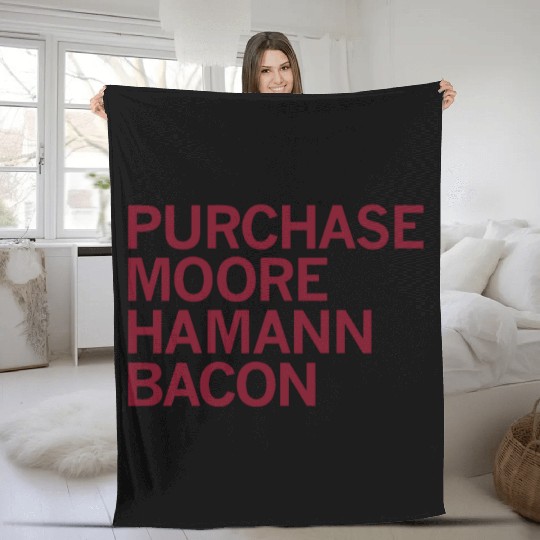 Purchase Moore Hamann Bacon Fleece Blankets lowa Players