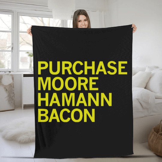 Purchase Moore Hamann Bacon Fleece Blankets lowa Players