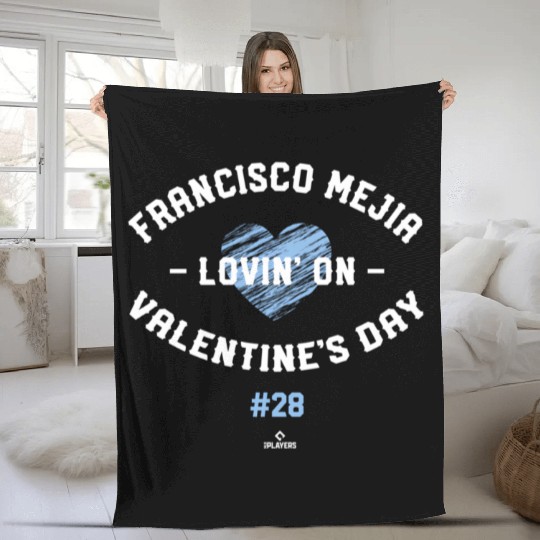 Francisco Mejia Lovin' On Valentine's Day Tampa Ba Fleece Blankets