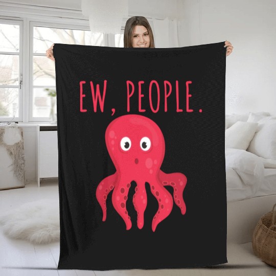 Ew People Octopus Fleece Blankets