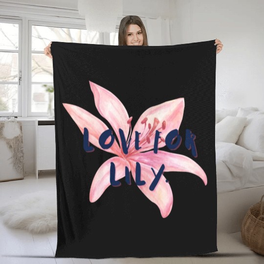 Love For Lily Fleece Blankets