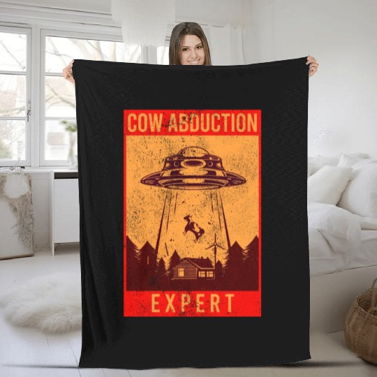 Alien, Aliens, UFO, UAP, Space Unknown Flight Fleece Blankets