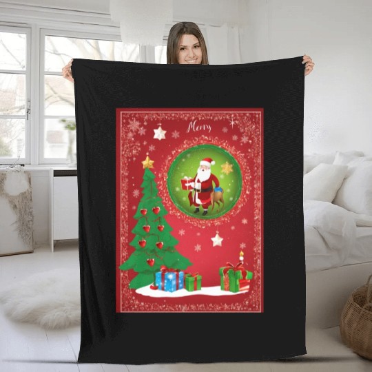 Christmas holidays love 1 Fleece Blankets