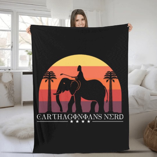 Carthaginians nerd Fleece Blankets
