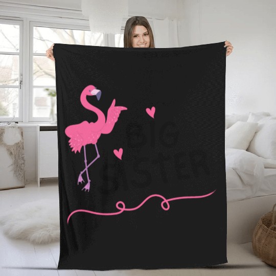 Big Sister Little Brother Matching Outfits Toddler Fleece Blankets