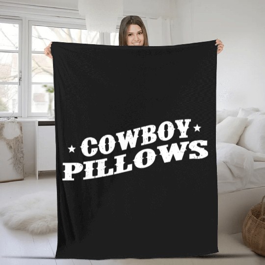 Cowboy Pillows Southern Girl Texas Lady Funny Fleece Blankets