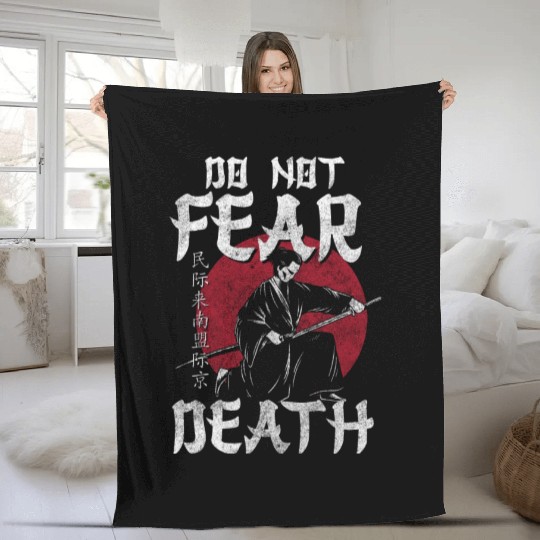 Japan Asian Katana Fleece Blankets