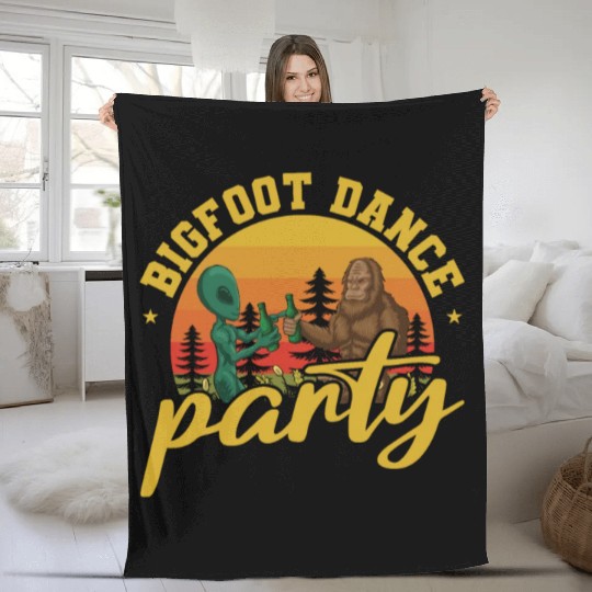 Alien, Aliens, UFO, UAP, Space Unknown Flight Fleece Blankets