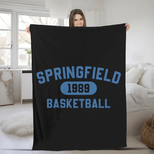 Springfield Basketball Fleece Blankets