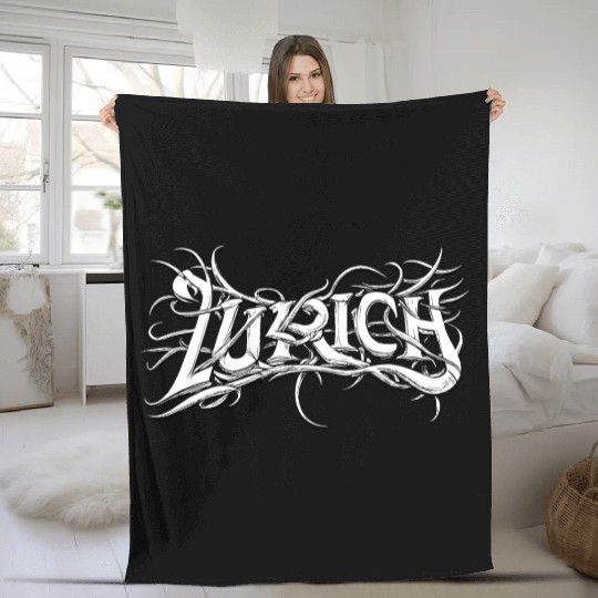 Zurich Metal (Music) Metalheads Zurich Switzerland Fleece Blankets