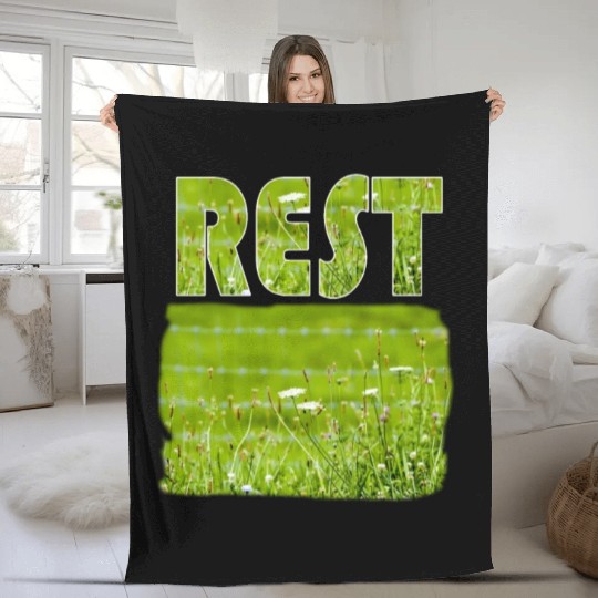 Wildflower Meadow - REST Fleece Blankets