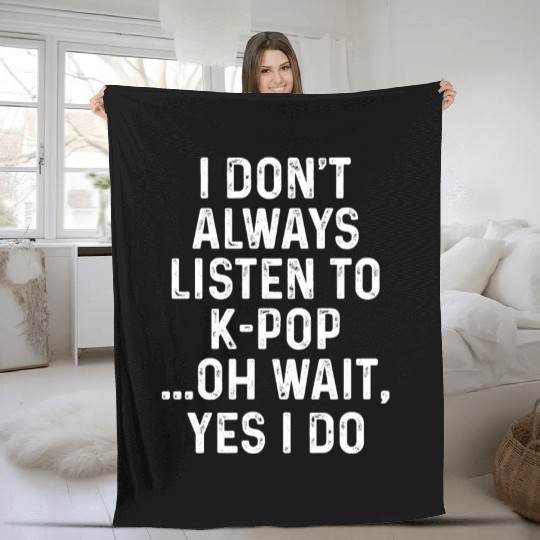 K-Pop Fan Gift Korean Pop Music Fleece Blankets