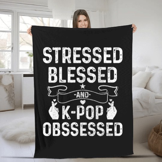 K-Pop Fan Gift Korean Pop Music Fleece Blankets