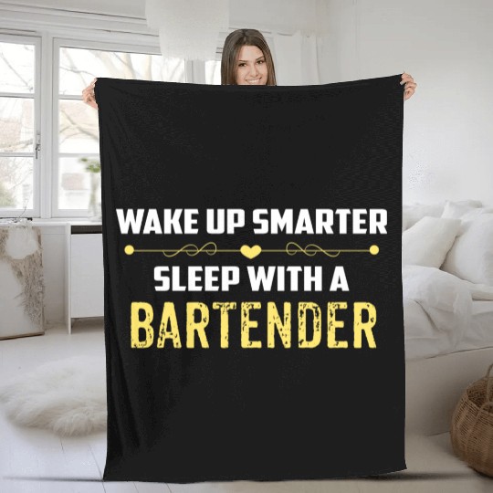 Wake Up Smarter Sleep With A BARTENDER Fleece Blankets