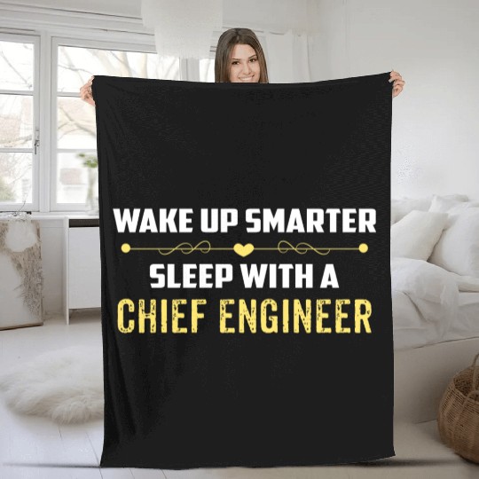 Wake Up Smarter Sleep With A CHIEF ENGINEER Fleece Blankets