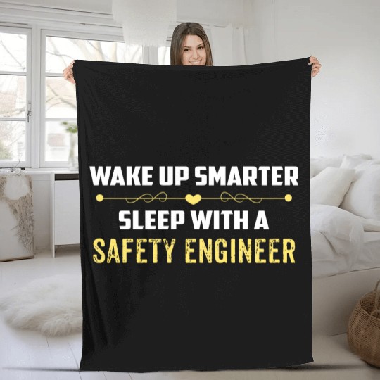 Wake Up Smarter Sleep With A SAFETY ENGINEER Fleece Blankets