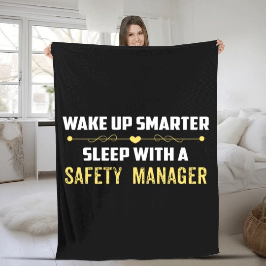 Wake Up Smarter Sleep With A SAFETY MANAGER Fleece Blankets