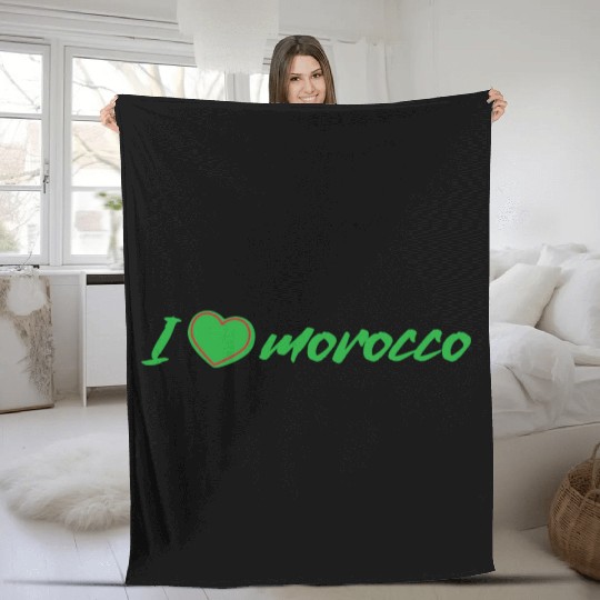 morocco travel Fleece Blankets
