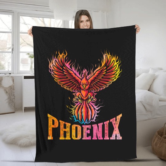 Phoenix Fleece Blankets