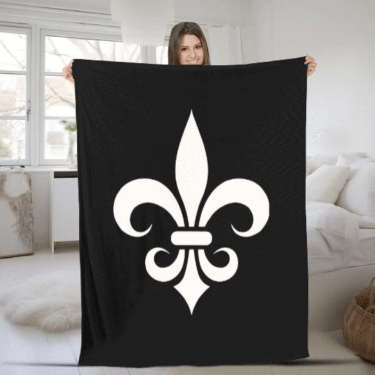 French Lily Simple Fleece Blankets