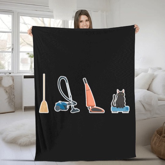 Evolution Robot Vacuum Cleaner Robot Fleece Blankets