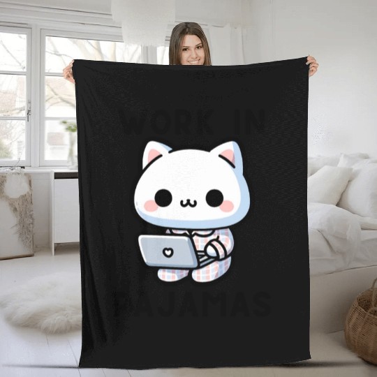 Work in Pajamas: Cozy Productivity Fleece Blankets