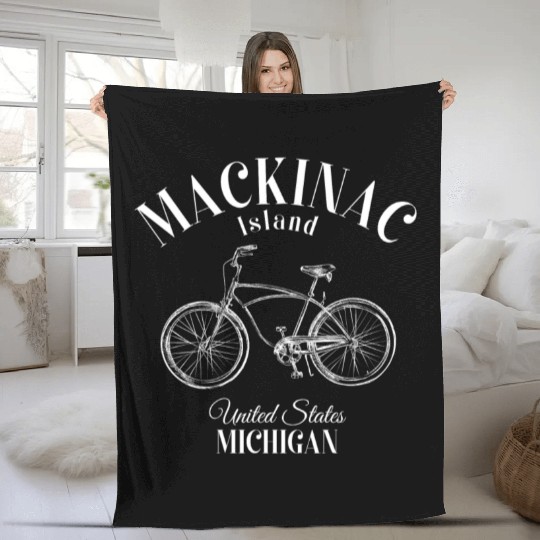 Mackinac Island Michigan Fleece Blankets