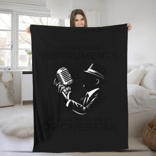 Beatboxing Culture Orchestra Musical Humor Beatbox Fleece Blankets
