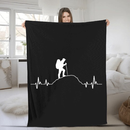 Hiking | Mountaineer | Wanderlust | Climbing Fleece Blankets