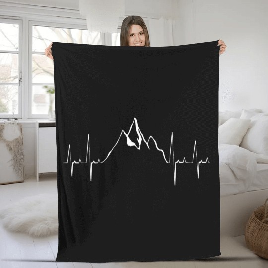 Hiking | Mountaineer | Wanderlust | Climbing Fleece Blankets